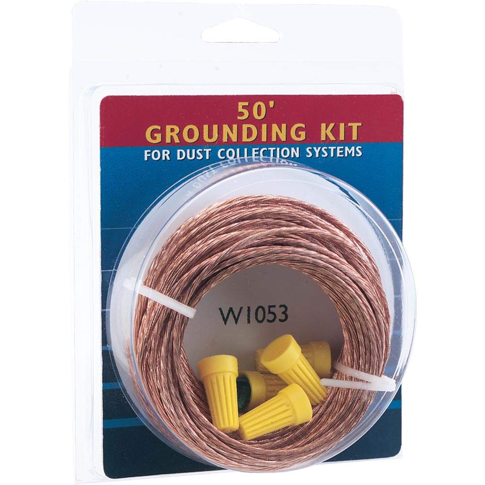 Woodstock W1053 - Kit de conexión a tierra para sistemas de recogida de polvo
