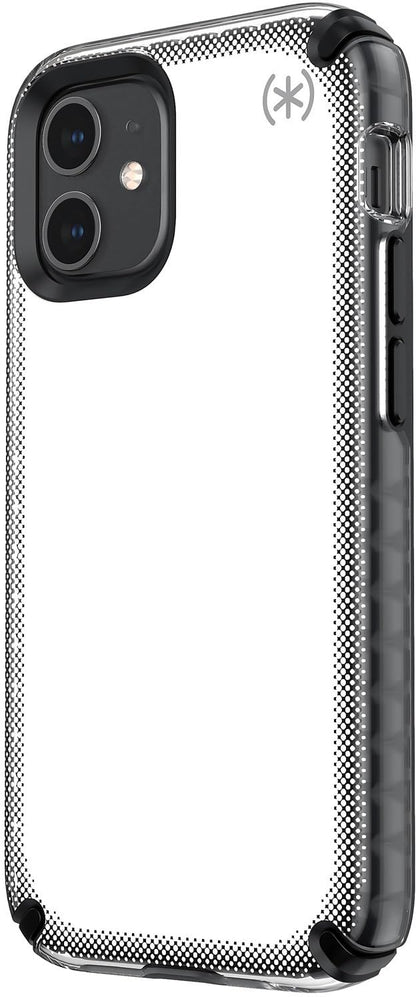 Speck Products Presidio2 Armor Cloud OPhone 12 Mini, Transparente/Negro/Blanco Caliente/Negro/Negro
