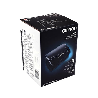 OMRON EVOLV Baumanómetro de Brazo Inalámbrico, App OMRON Connect | Bluetooth y app OMRON Connect. Brazalete Intelli Wrap 22-42 cm. Detecta error de movimiento. Sin cables. Garantía 5 años.