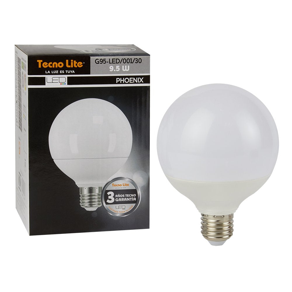 Tecnolite Foco Globo G95 LED 8W Base E27 - Retro