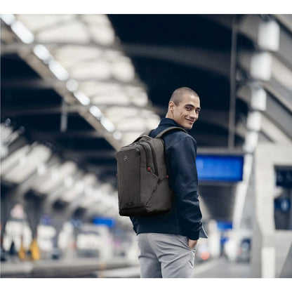 Wenger 611641 Mochila MX Profesional para portatil de hasta 16 pulgadas, Tablet de hasta 10 Pulgadas, 21 litros, Mujeres Hombres, Negocios, Universidad, Viaje Escolares, Color Negro