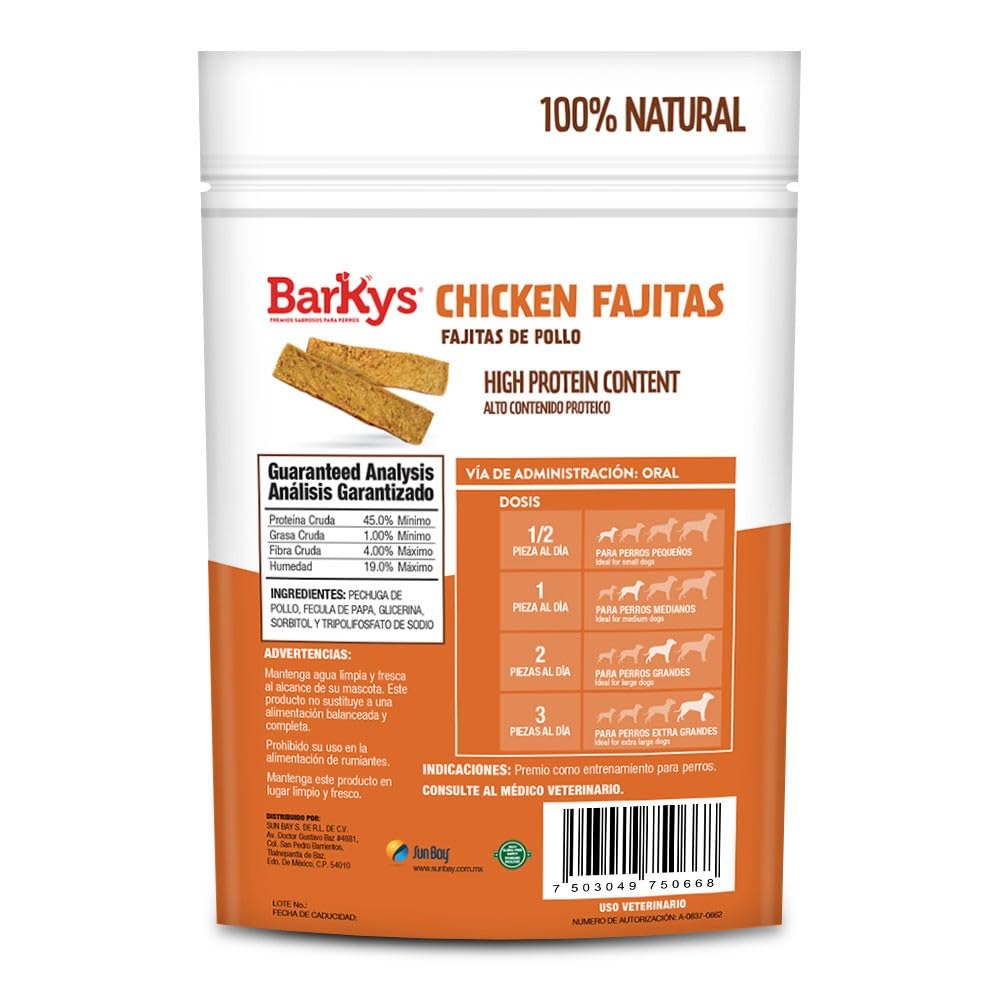 BARKYS Fajitas Chicken 80 GR 3 Pack
