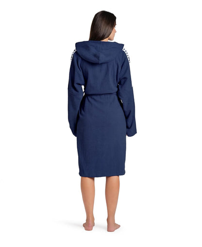 ARENA arena Team Stripe Unisex Bathrobe with Tie Belt and Pockets Soft Warm Robe Albornoz Adultos unisex