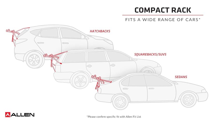 Portabicicicletas Ultra Compacto montado en el Maletero