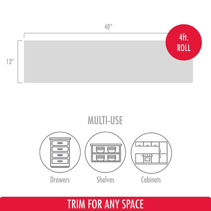 Con-Tact 04F-C6420-06 Self-Adhesive Shelf and Drawer Liner, 12-Inches by 4-Feet, Natural Cork