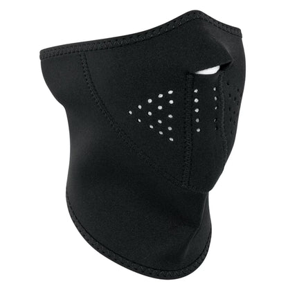 Zanheadgear Neoprene Diseño de 'calavera' 3 paneles de media máscara (negro, un tamaño), Negro, Una talla se ajusta a la mayoría - Negro