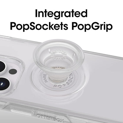 OtterBox OTTER + POP SYMMETRY CLEAR SERIES para iPhone 14 Pro Max (ONLY) - TRANSPARENTE
