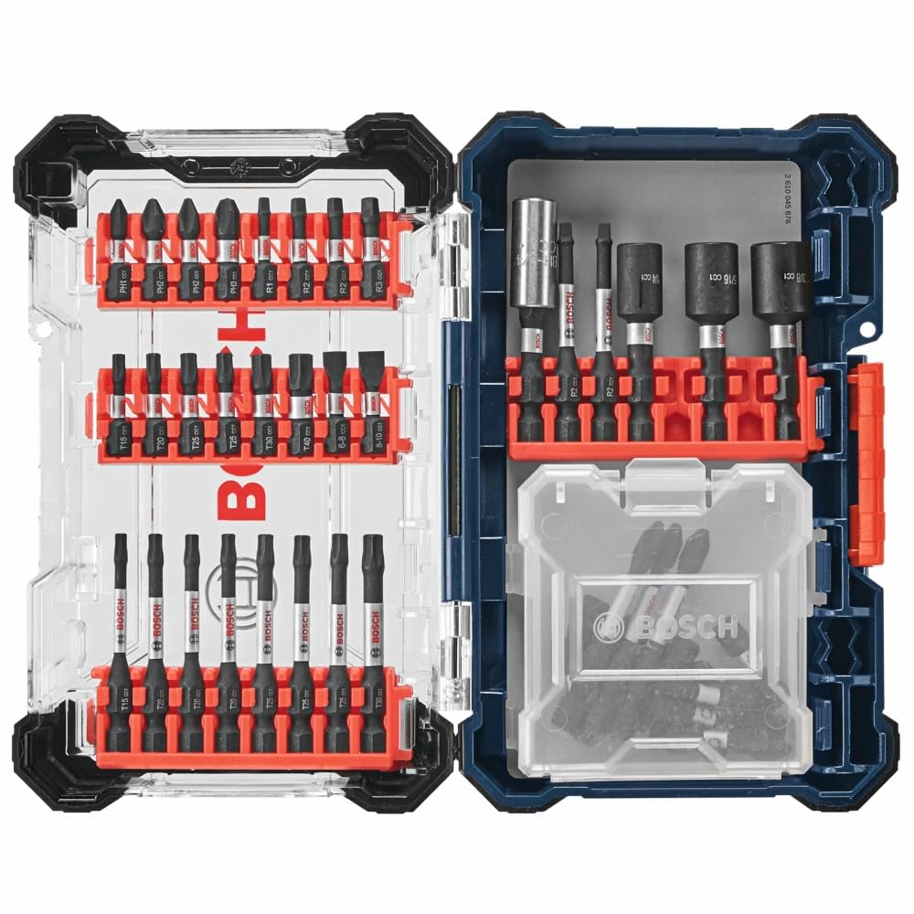 Bosch Driven Puntas Torx #25 Resistentes a Impacto - Assorted (Pack of 1) - Industrial - Surtido - 45 piezas