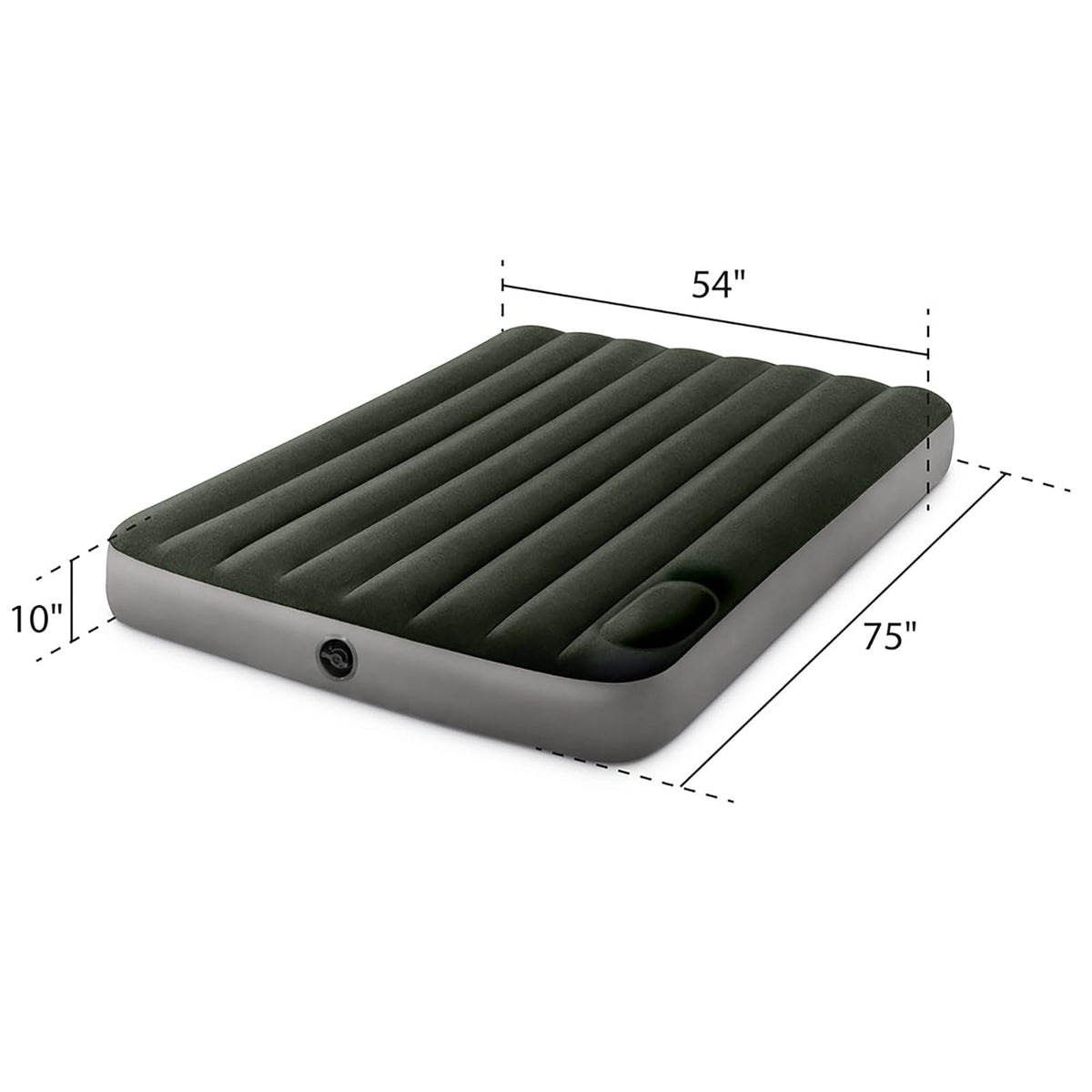Intex Dura-Beam Standard Series Downy Airbed con Bomba de pie integrada