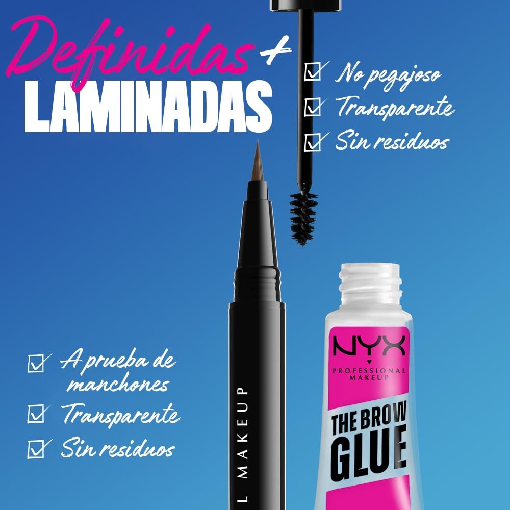 NYX Professional Makeup, Lift and Snatch, Plumín de cejas, Tono Blonde