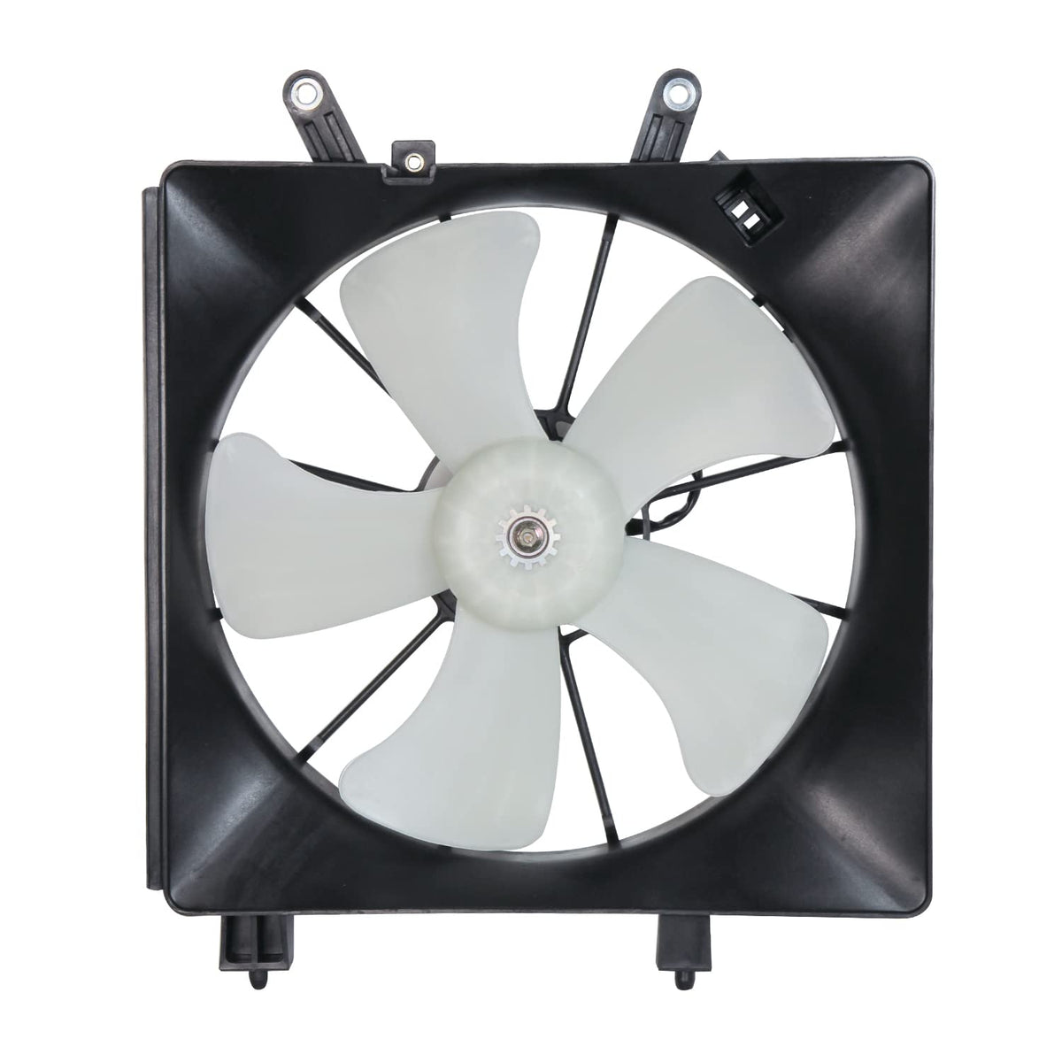 TYC 600380 Conjunto de ventilador de enfriamiento Compatible con Honda Civic 2001-2005, Negro