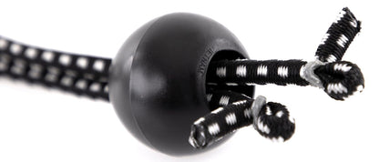 Kotap BB-6B - Cuerda elástica de Bola, Resistente y versátil, Negro, Paquete de 50