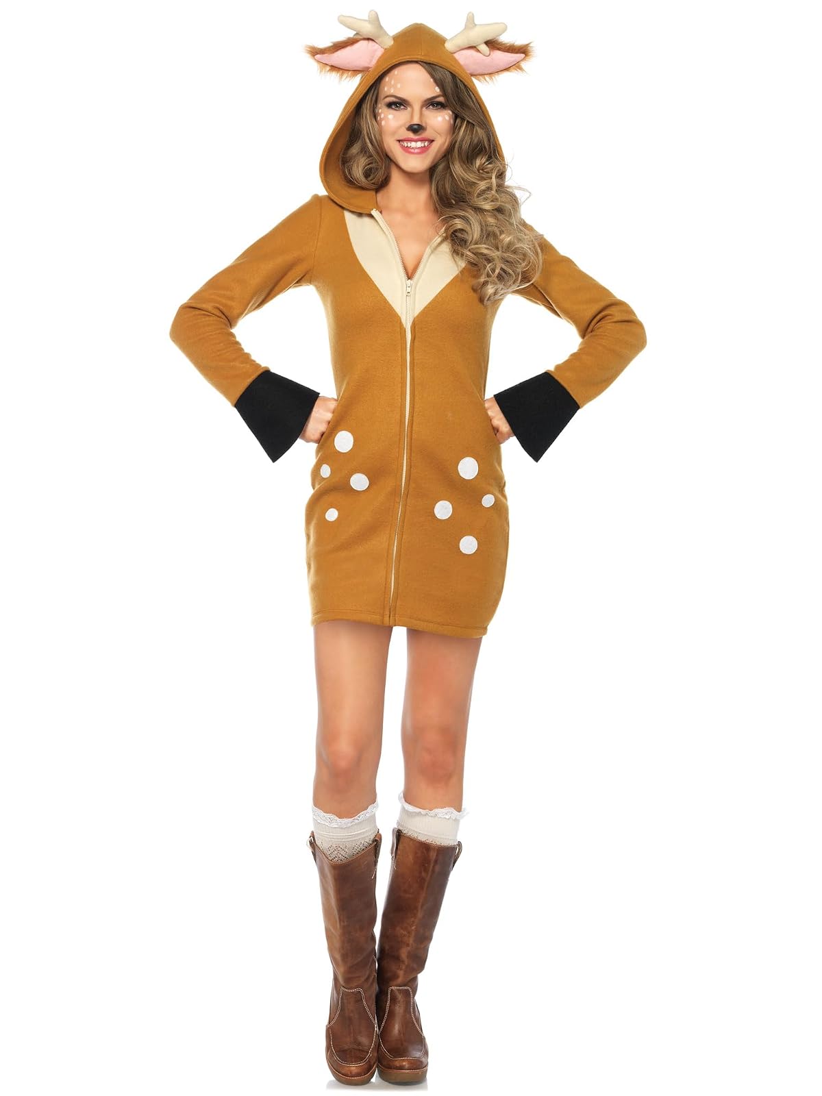 Leg Avenue Disfraz clásico de Halloween Blanco Nieve para Mujer