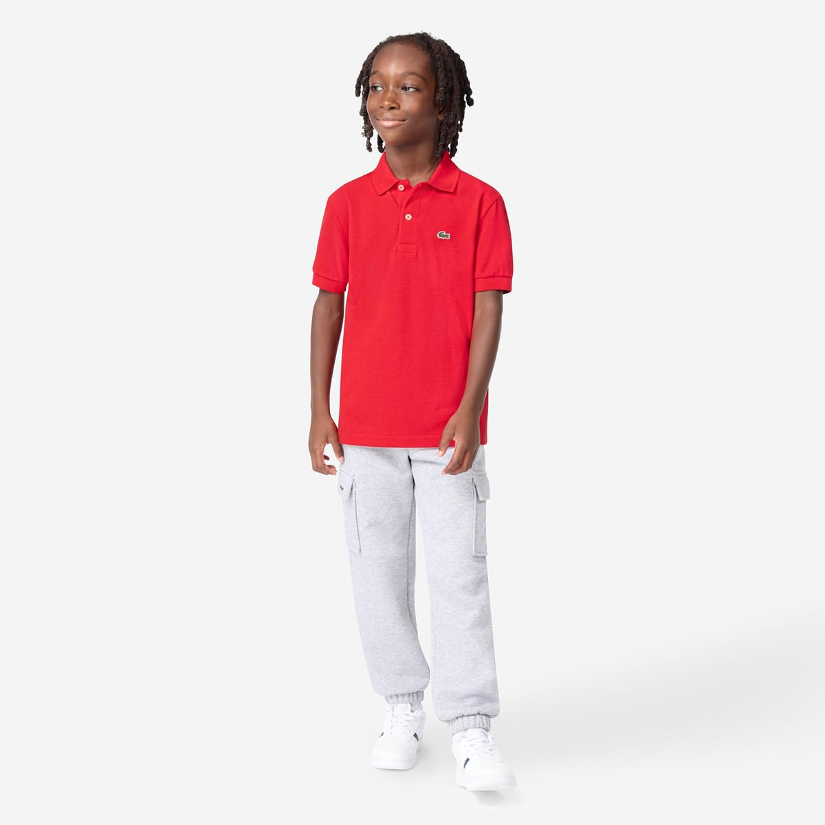 Lacoste Polo clásico de piqué de Manga Corta para niños Camisa de Polo para Unisex niño