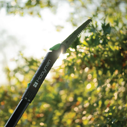 Hooyman Sierra extensible para árbol con cordón de muñeca y correa para cortar la caza y acampar