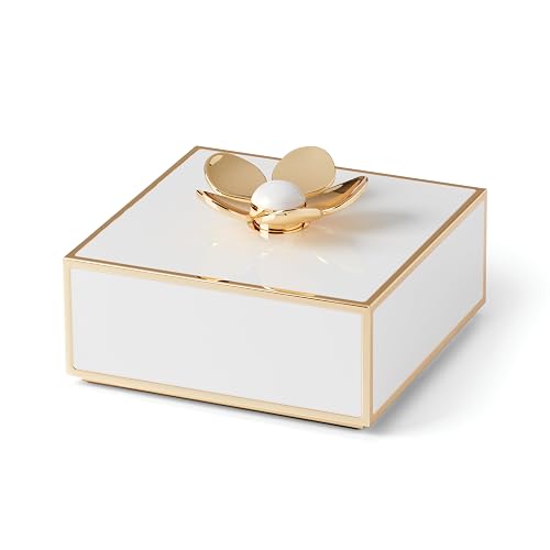 Kate Spade New York Make It Pop - Caja de flores (diseño floral, color blanco