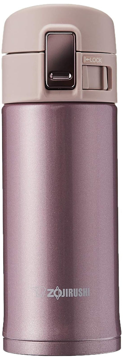 Zojirushi Vaso Térmico de Acero Inoxidable - 0.4 Litros - Rosa lavanda