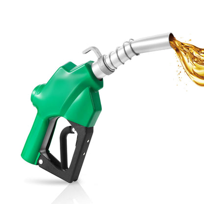 VEVOR Boquilla de combustible automática NPT de 1 pulgada, caudal máximo de 21,6 GPM, apagado automático, con bloqueo de gatillo de 3 velocidades y boquilla de 1-3/16 in (diámetro exterior = 30,1 mm)
