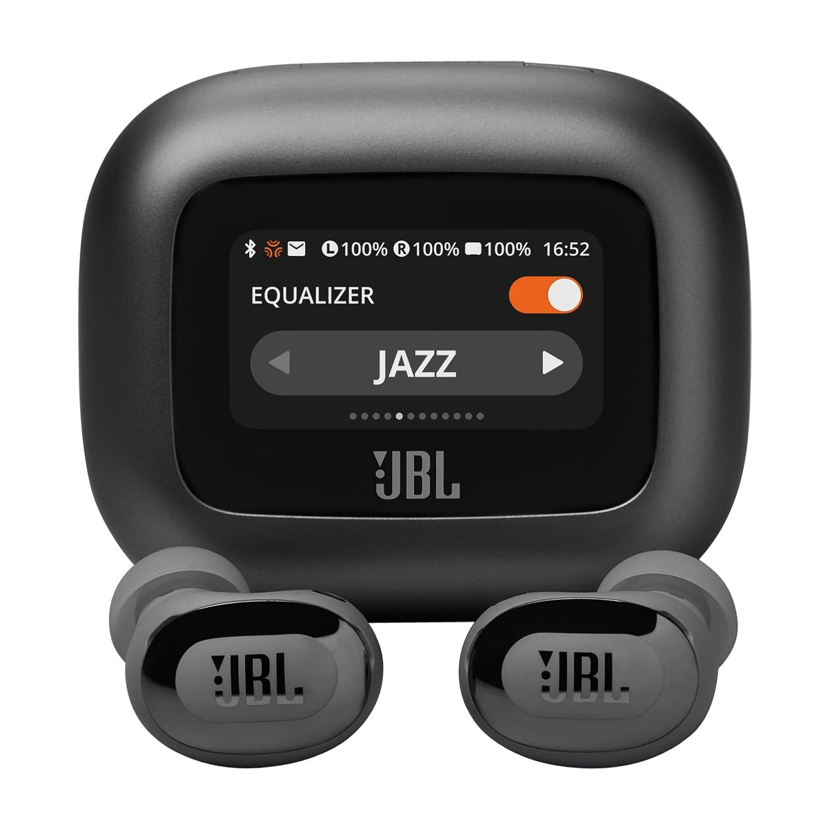 JBL Live Buds 3 Audífonos Inalámbricos con Cancelación de Ruido y Pantalla Táctil - Negro