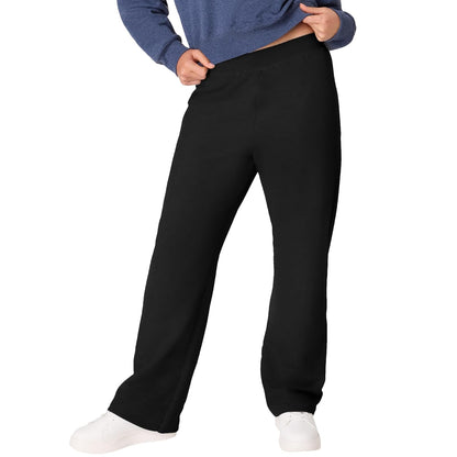 Hanes Pantalón de Lana Dobladillo Abierto Mujer - CH - Negro