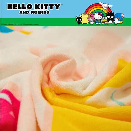 Franco Collectibles My Melody - Toalla de baño de algodón súper Suave, 60 x 30 Pulgadas, (Producto con Licencia Oficial)