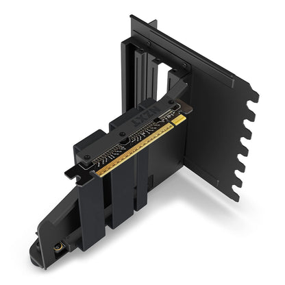 NZXT Kit de Montaje Vertical de GPU, AB-RH175-B1-175 mm, Cable Elevador PCIe 4.0x16, Soporte de GPU, Soporte de Acero Resistente, Color Negro