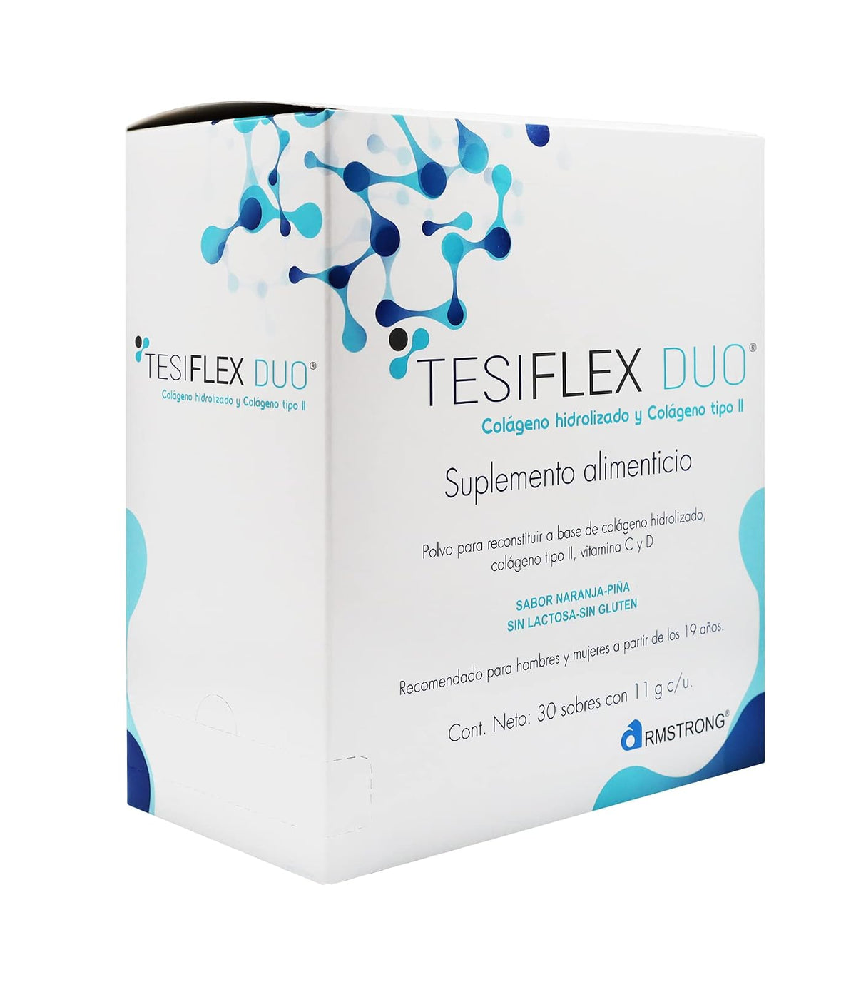 Tesiflex Duo Polvo caja con 30 sobres de 11 gr. c/uno
