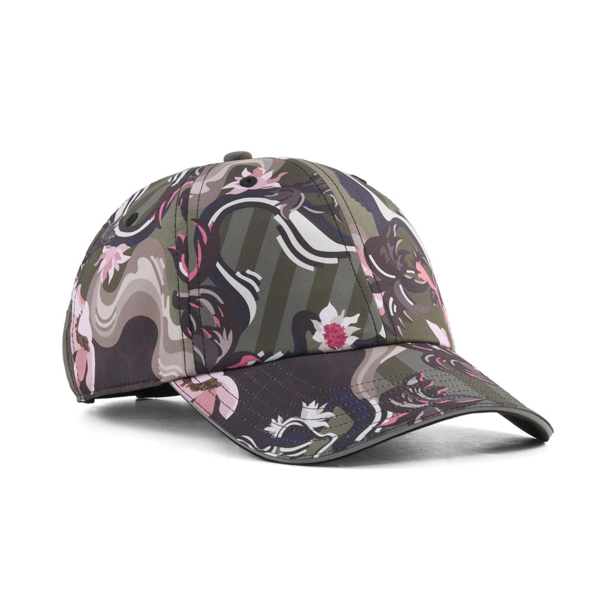 [Puma] Gorra de béisbol con patrón Completo Training Concept BB Gorra 027001 Loden Verde/Rossey Outlook Negro (01)