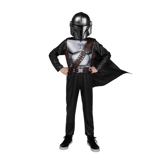 STAR WARS Boys Mandalorian Costume, Kids Halloween Costume, Child - Officially Licensed Small