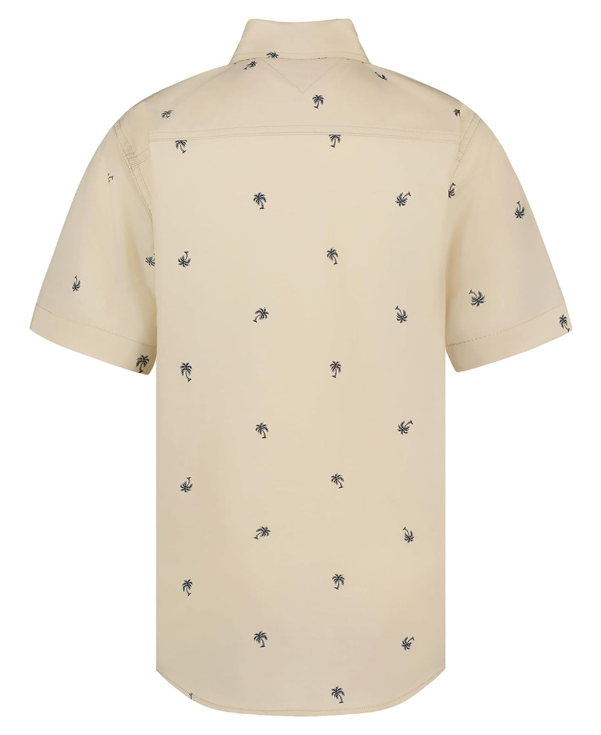 Tommy Hilfiger Camisa Tejida de Manga Corta con Botones para niño
