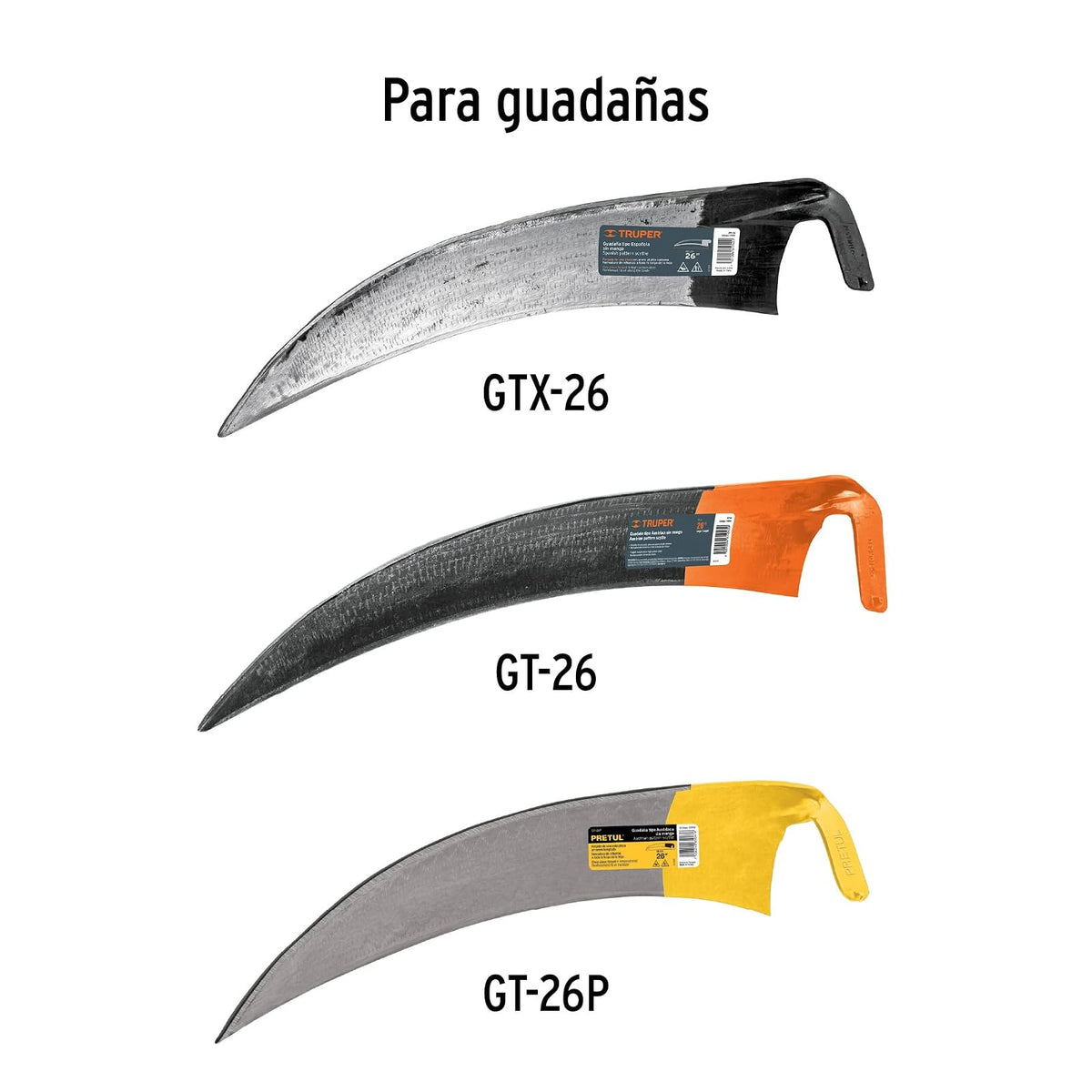 Truper MG-GT-26, Mango con abrazadera para guadaña