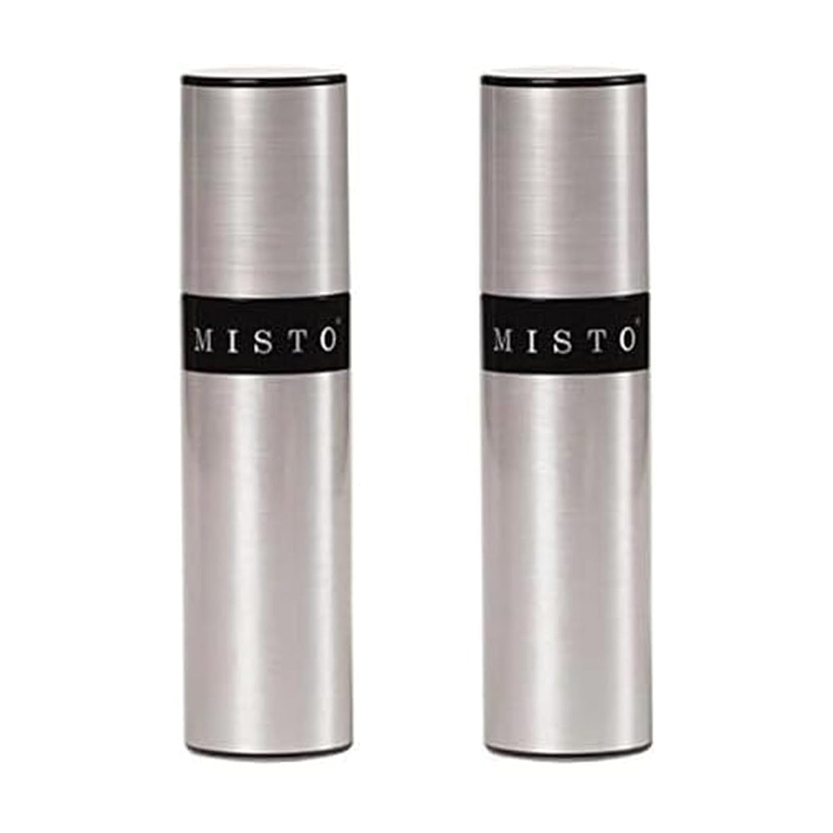 Misto Pulverizador de aceite, juego de dos, plata