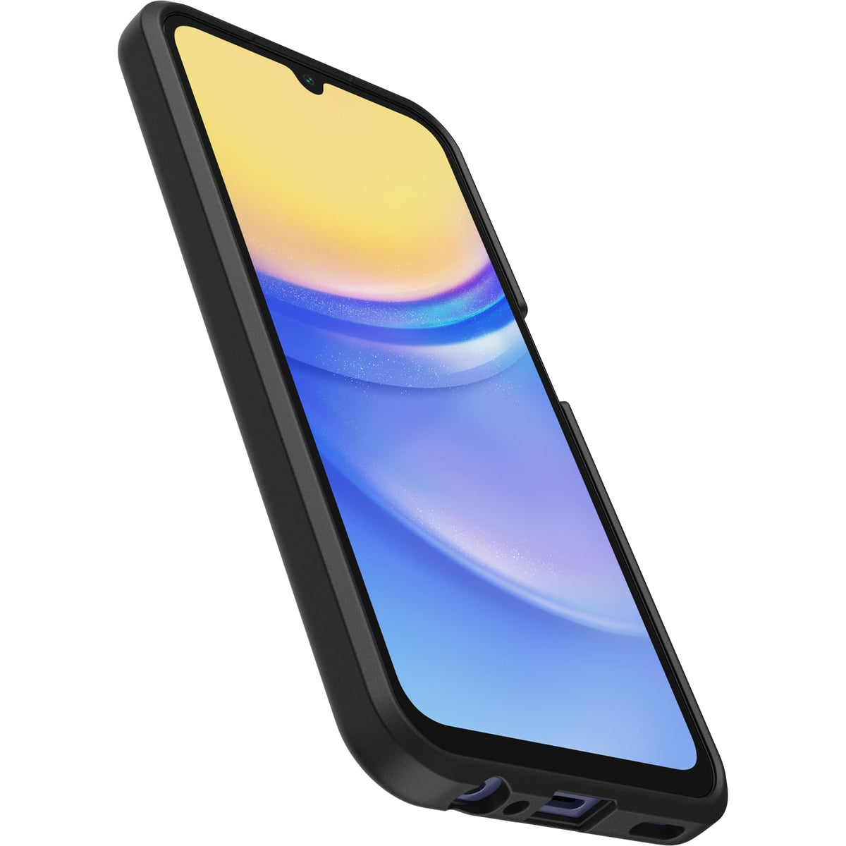 OtterBox - Funda para Samsung Galaxy A15 5G Prefix Series, Color Negro, Ultrafina, fácil de Usar, Bordes elevados Que protegen la cámara y la visualización, Compatible con Carga inalámbrica (una Sola