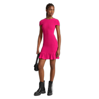 Michael Kors Smocked SS Mini Dress Vestido Informal Mujer