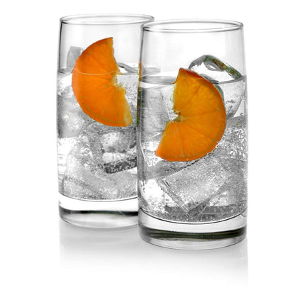 Toledo, Juego De 6 Vasos De Vidrio 388 ml.