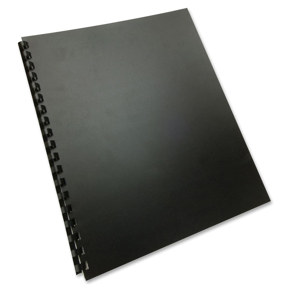GBC Fundas de presentación de polietileno reciclado, 21,6 x 27,9 cm, esquinas cuadradas, 25 fundas por paquete, Negro, 27.94 cm x 21.59 cm