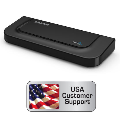 Diamond Multimedia - Estación de acoplamiento universal Ultra Dock Dual Video USB 3.0/2.0 con salidas Gigabit Ethernet, HDMI y DVI, entrada y salida de audio para portátiles, Ultrabook, Macbook, Windows 10, 8.1, 8, 7, XP, Mac OS y Android 5.0 y superior. 