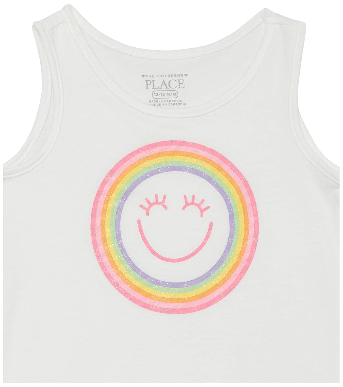 The Children's Place Y Camisetas sin Mangas para niñas pequeñas, Paquete de 3 Camisa para bebés niñas