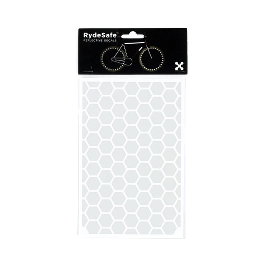 RydeSafe Calcomanías Reflectantes - Kit Hexagonal - Grande