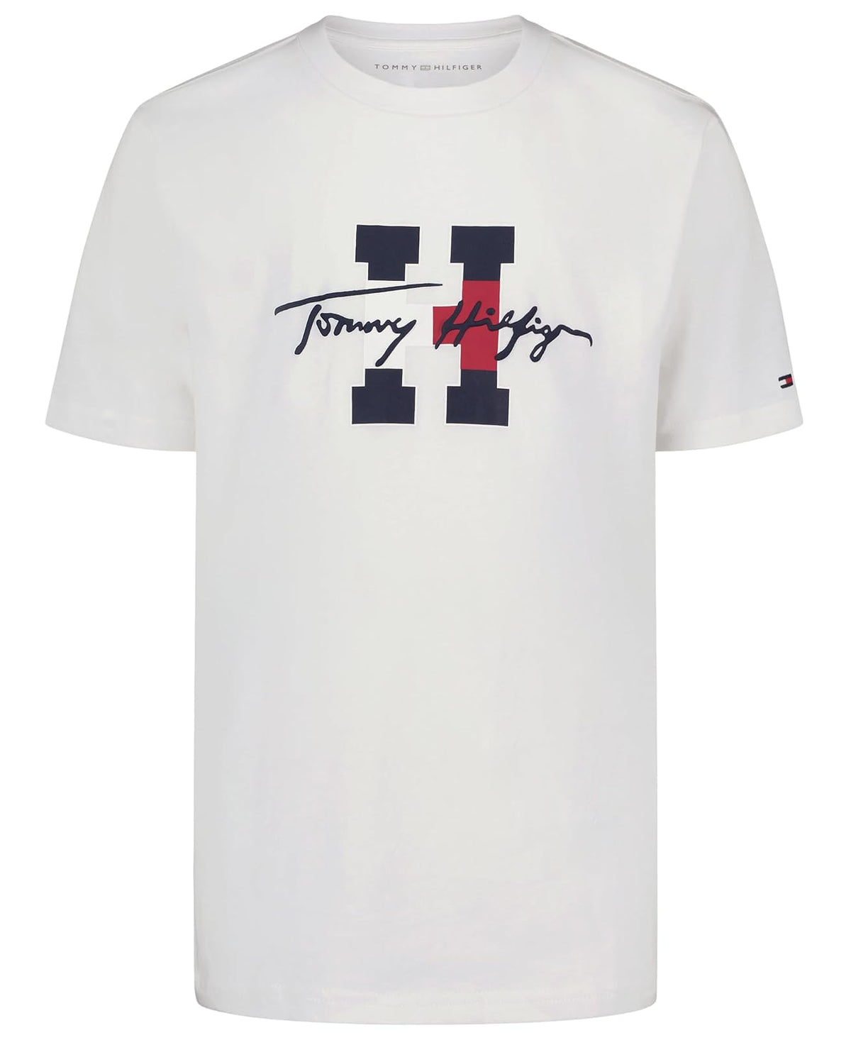 Playera Tommy Hilfiger para Niño - 10-12 - Script H Fresh White