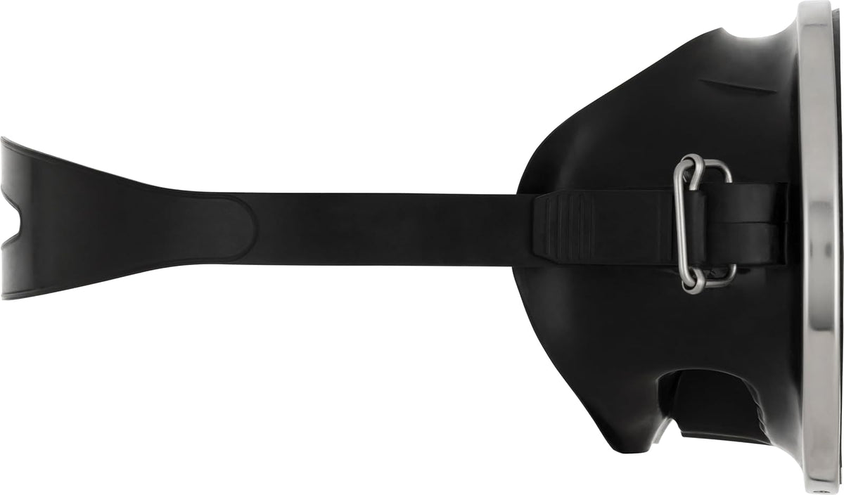 Cressi Pacifico Rubber Mask, Negro