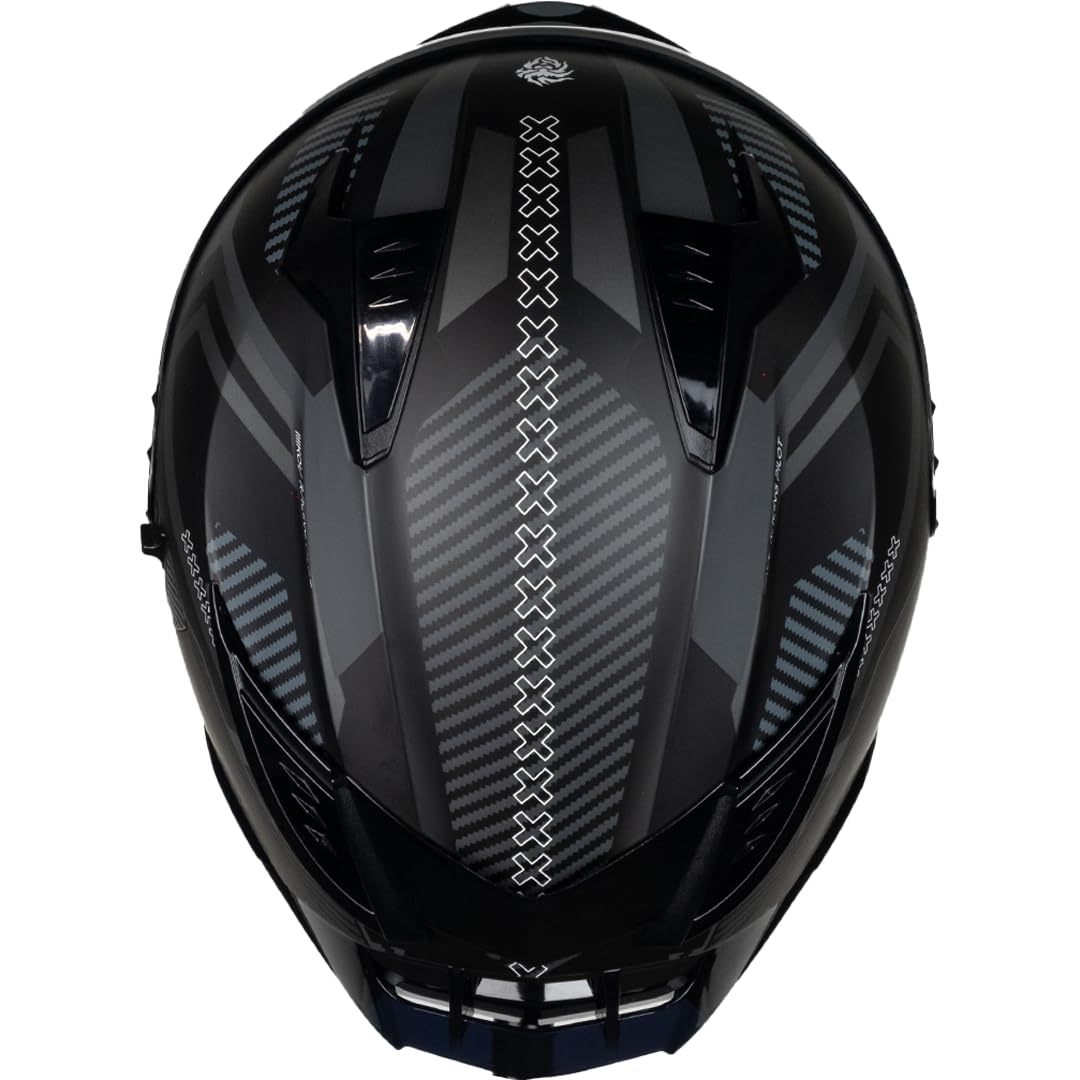 KOV Casco Ares KNOX Negro/Gris L