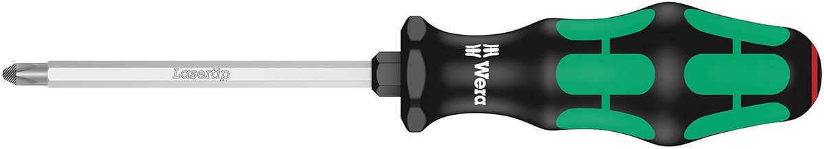 Wera Kraftform Plus 350 SK PH Destornillador Phillips, Phillips, Phillips, PH 2 Head, 4" Blade