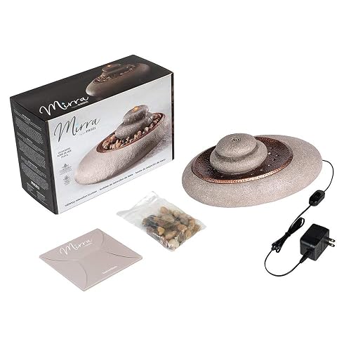 Homedics Oceanside - Fuente de relajación para Mesa, Natural, 1, 1