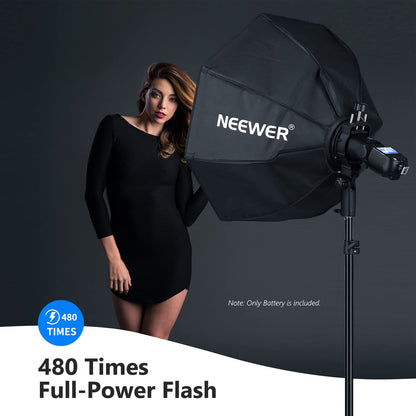 NEEWER 7.4V/2600mAh Batería Li-Ion de Repuesto para Flash Speedlite, Batería de Litio Compatible TTL Z1-C/S/N, Z2-C/S/N Z760-C/S/N Flash Speedlite, NB-Z1