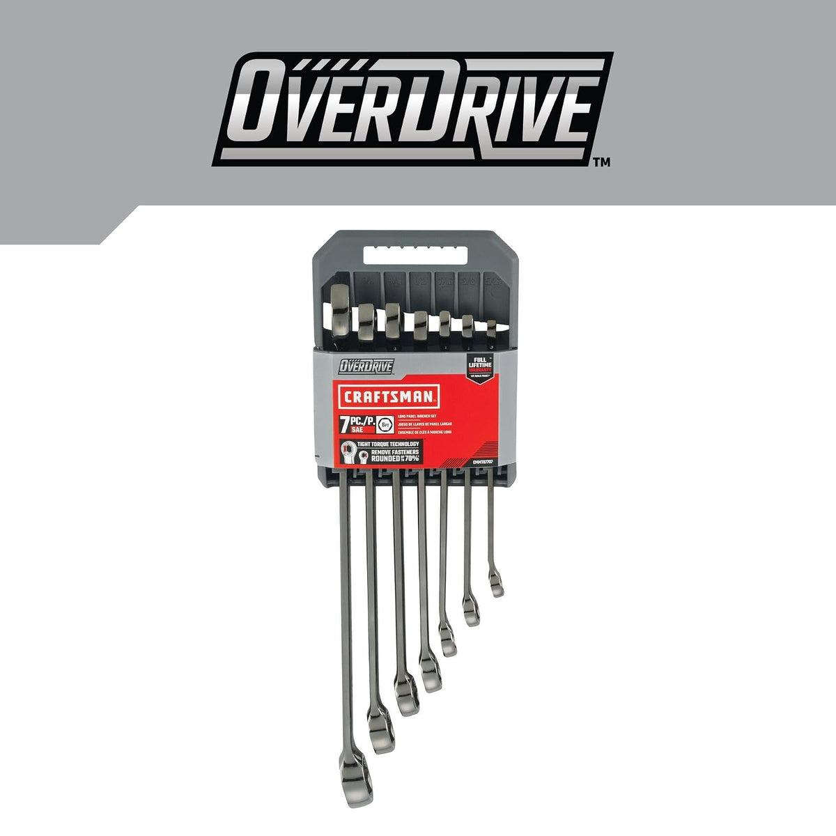 CRAFTSMAN OVERDRIVE - Juego de llaves estándar (SAE) (CMMT87707)