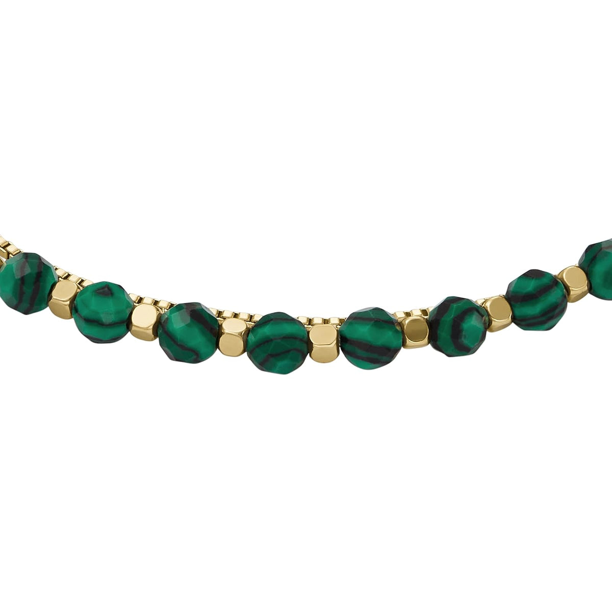 Fossil - Pulsera de acero inoxidable en tono dorado para mujer