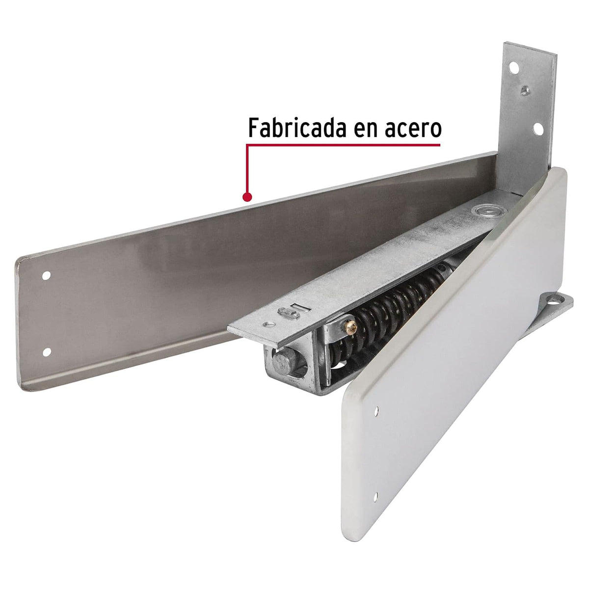 Hermex BIP-153, Bisagra de piso fabricada en acero cromado