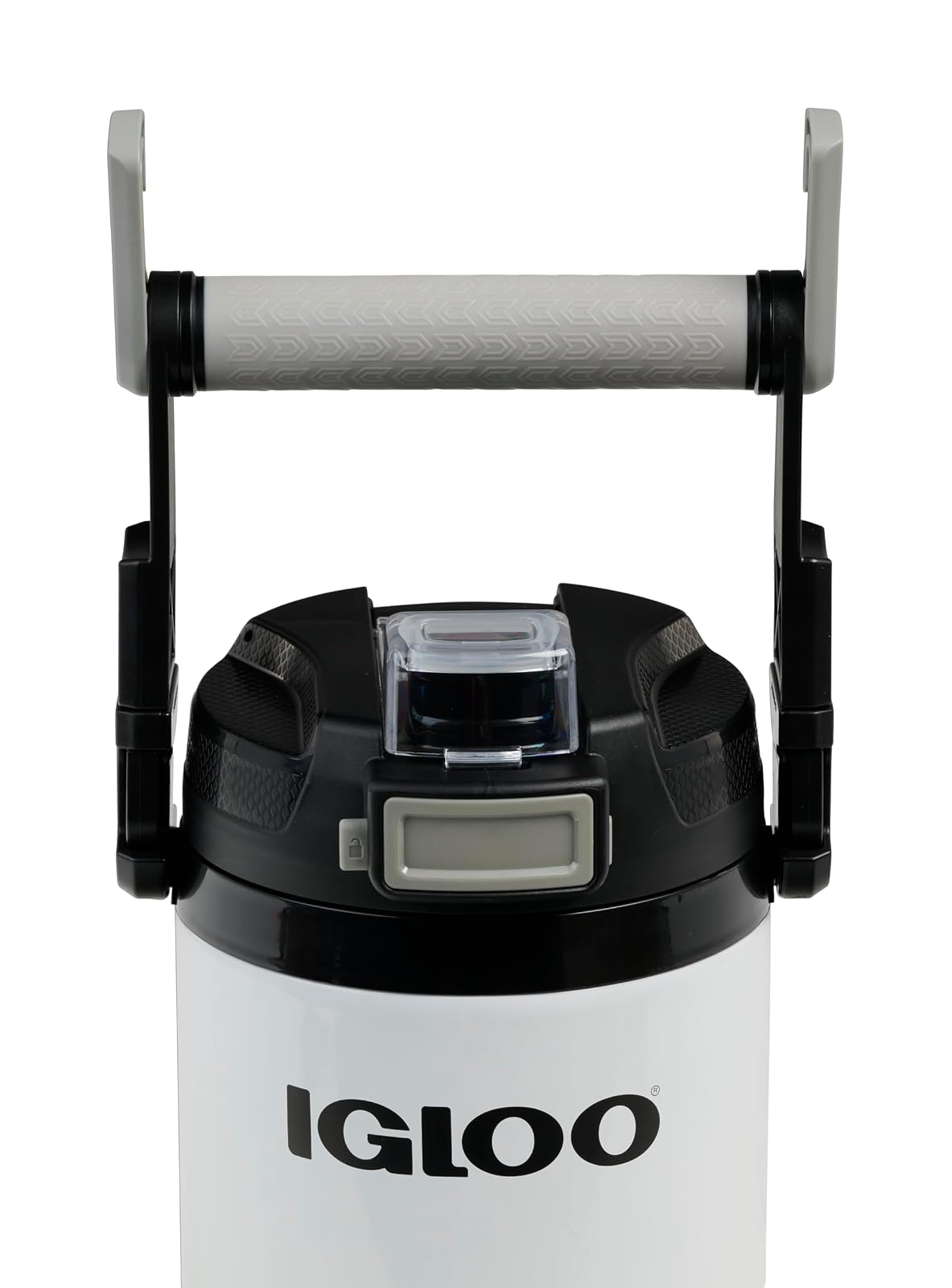 Igloo Rival Fusion - Jarra de agua aislada de 50 onzas, botella de agua grande, jarra de agua deportiva, color blanco