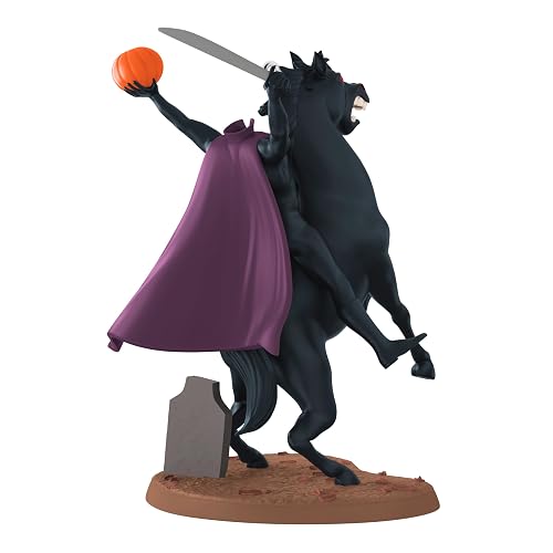 Hallmark - Adorno de Halloween 2025, Disney Las Aventuras de Ichabod y el Señor Sapo El Jinete Sin Cabeza, Decoraciones de Halloween